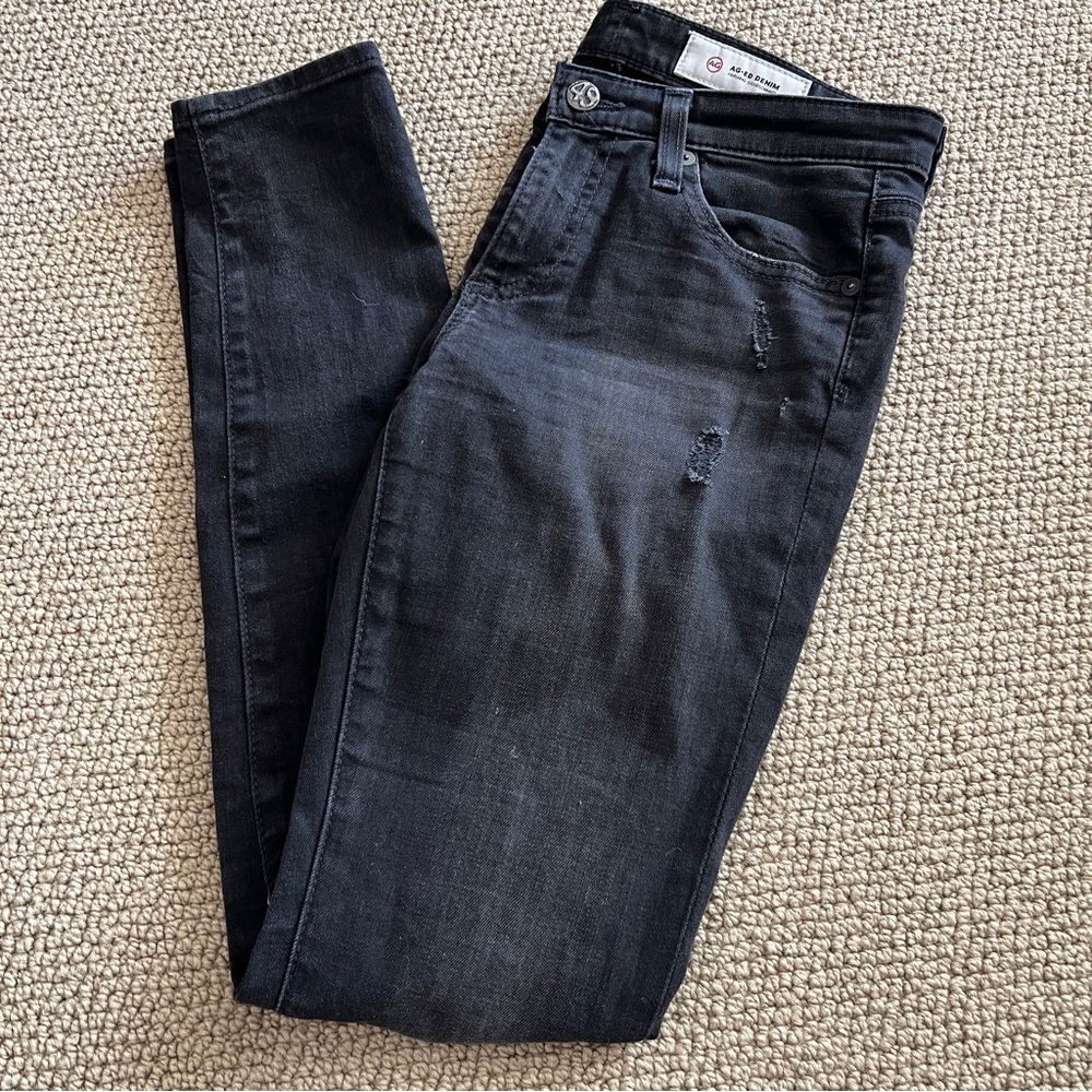 Adriano Goldschmied Women’s The Legging Ankle Super Skinny Ankle Black Jeans-26